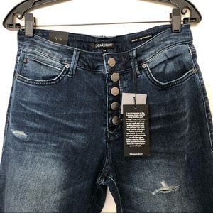 NWT Dear John Gisele High Waisted Skinny sz 29